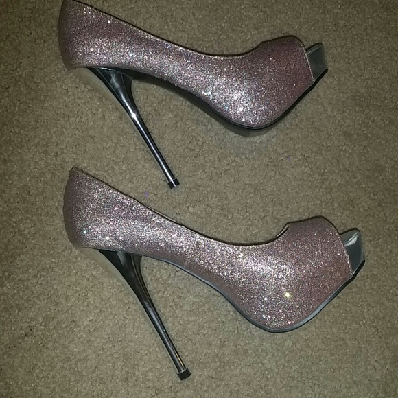 Sparkly heels