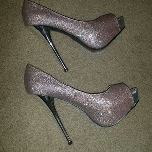Sparkly heels