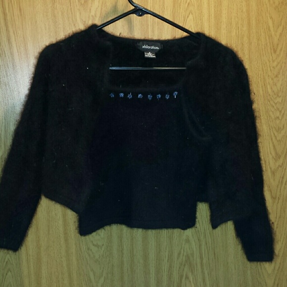 Angora sweater set