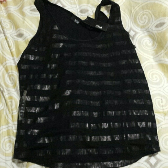 A.N.A sequin striped tank s. Xl - Picture 1 of 1