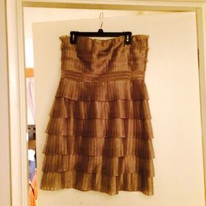 Silver cocktail dress