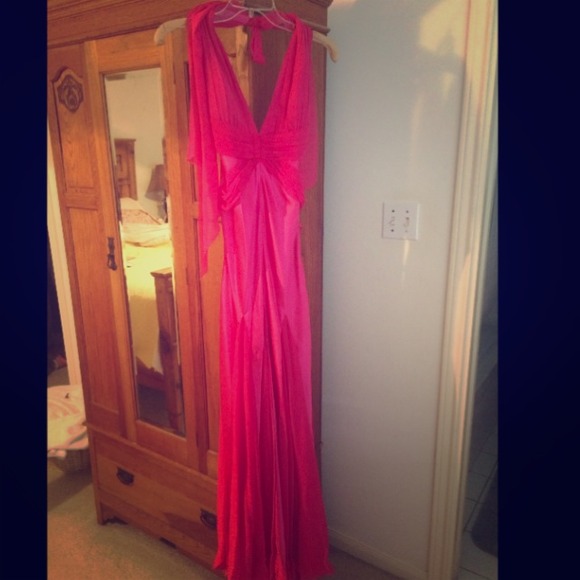 Pink Floor-length dress