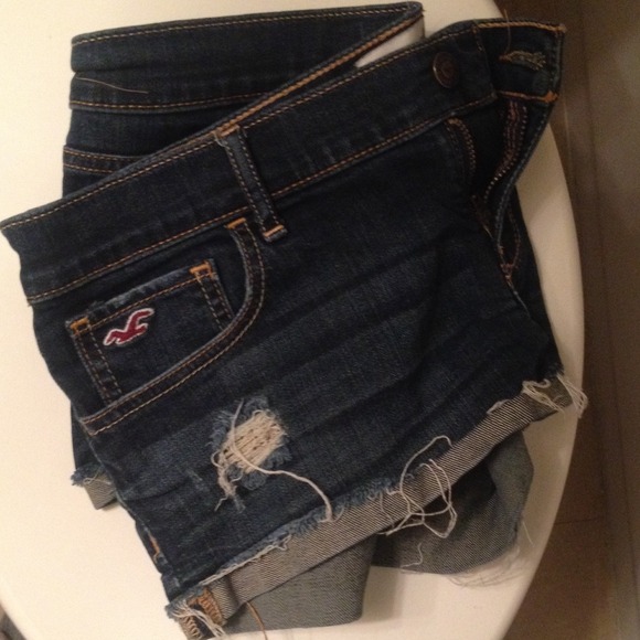 Distressed shorts