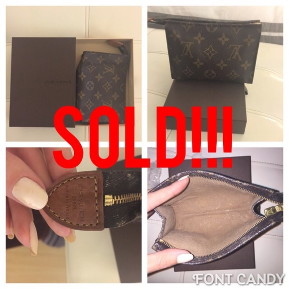 ❌SOLD!!❌ LOUIS VUITTON TOILETRY BAG