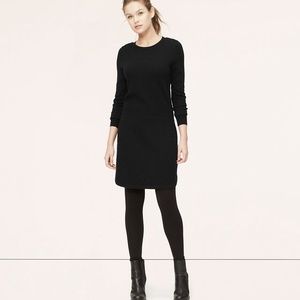 Loft Black Sweater Dress size Small