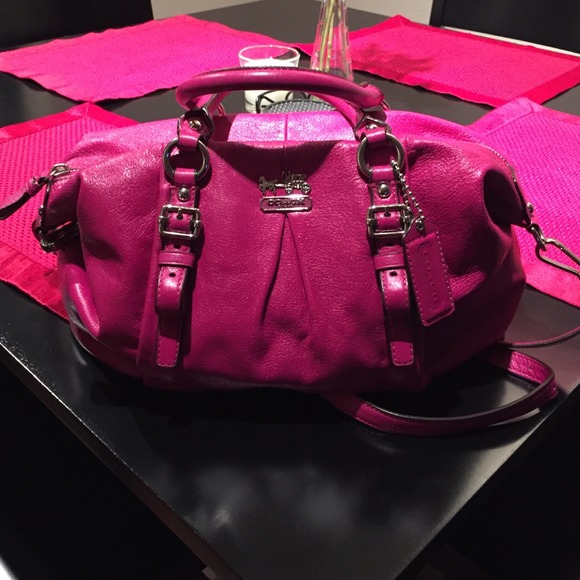 Magenta Coach bag