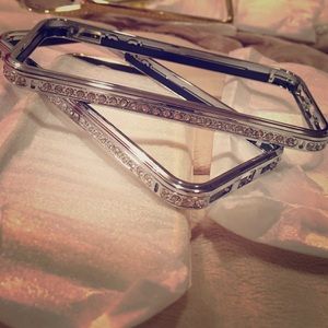 🚫RESERVED🚫 last one!!! silver iPhone 5/5s case