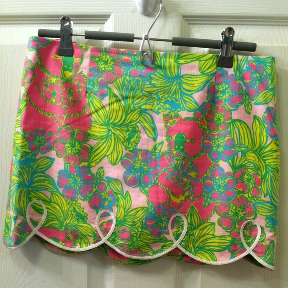 Lilly Pulitzer skirt - Pink Big Squeeze
