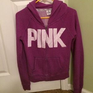 VS: Pink Hooded Sweatshirt!