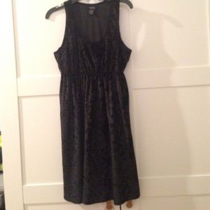 Velvet black dress
