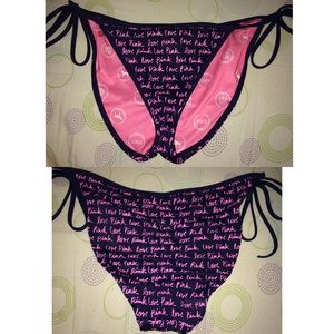 VS Pink swim bottoms