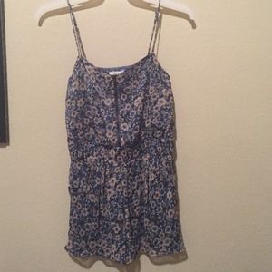 Blue floral Forever 21 Romper