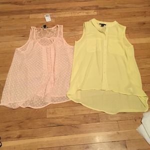 Lot 2 Forever 21 tops