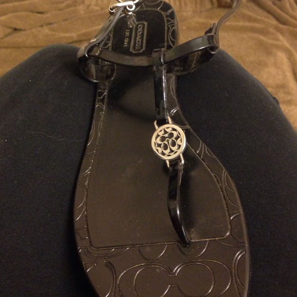 Worn 1 time Coach sandals