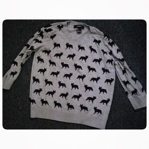 3/4 sleeve knit top.