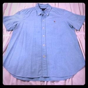 Short sleeve button down Ralph Lauren top