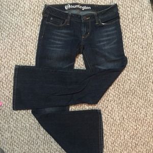 Dark Wash Bullhead Huntington Jeans & blue bikini