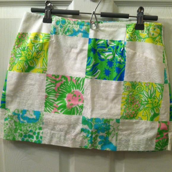 Lilly Pulitzer patchwork skirt/skort
