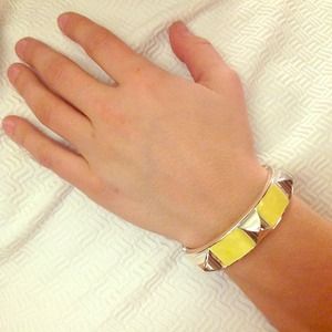 Francesca's Yellow/Silver Arm Candy