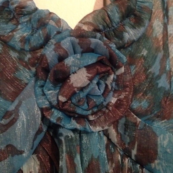 Shimmery cheetah blouse - Picture 3 of 4