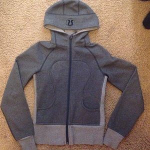 Lululemon grey zip up jacket