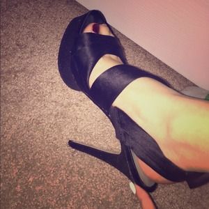 Black heels