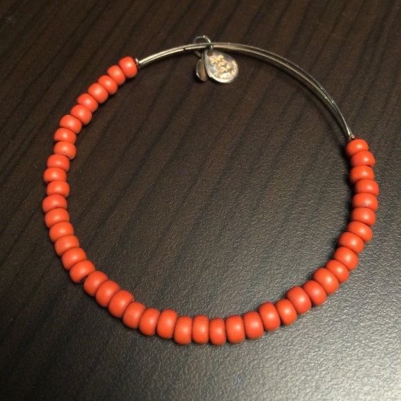 Orange Beaded Alex & Ani Bracelet