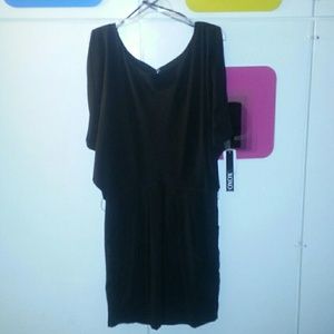 Little black open back xoxo dress