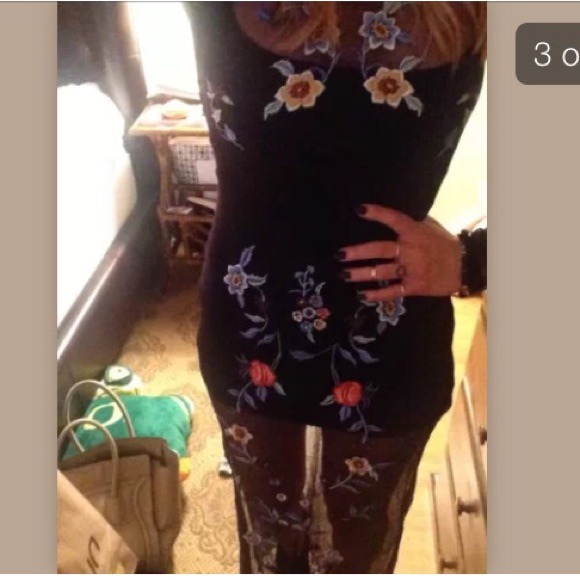 SOLD! Free People Embroidered Peonis Dress! - Picture 3 of 4