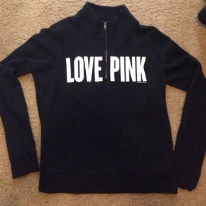 PINK Victoria secret half zip