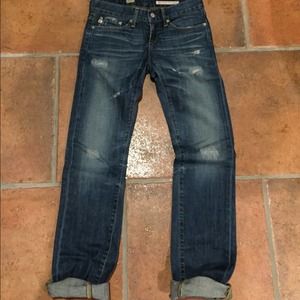 AG tomboy jeans, size 24