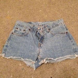 High wasted shorts