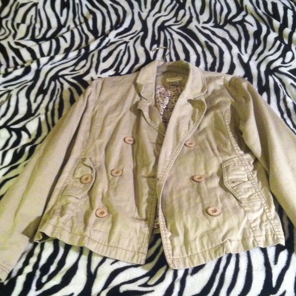 Khaki blazer