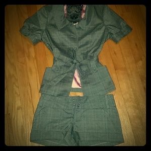 Guess suit short &  jacket set
