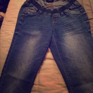 Maternity denim skinny jeans