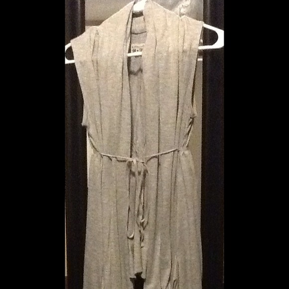 Converse Gray Jersey Knit Cardigan