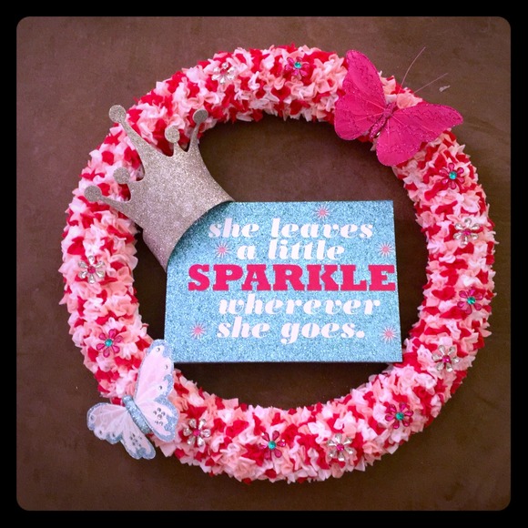 Princess Handmade Wreath