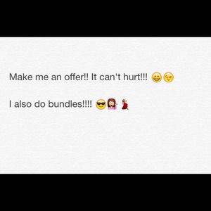 Open to offers!! I also do bundles!
