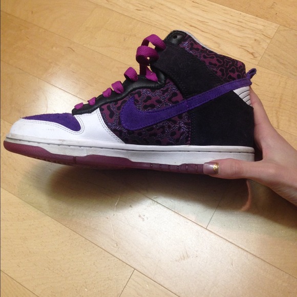 High top Leopard Nikes