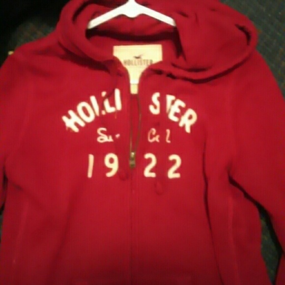Red Hollister hoodie