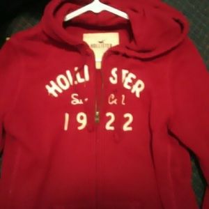 Red Hollister hoodie