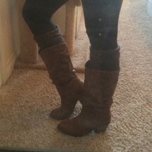 Tan western style boots