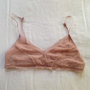 Urban Outfitters baby pink bralette