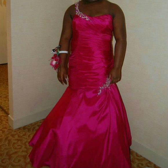 Fushia Pink Jovani Dress