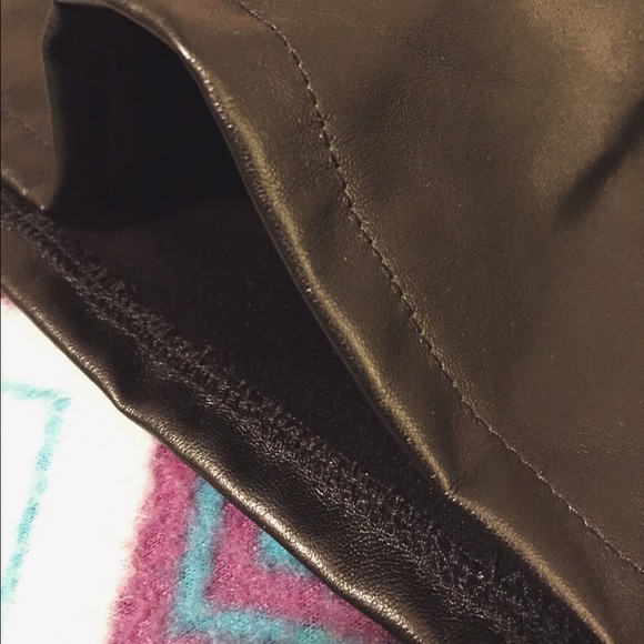 🎀TRADED🎀American Apparel Vegan Leather Skirt - Picture 3 of 3