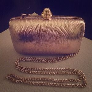 ❤️BUNDLED❤️ Dusty rose hard case clutch