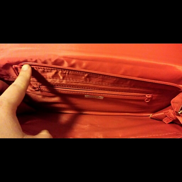 πHPπNWOT Summer Clutch Envelope Purse Coral Trim - Picture 3 of 4