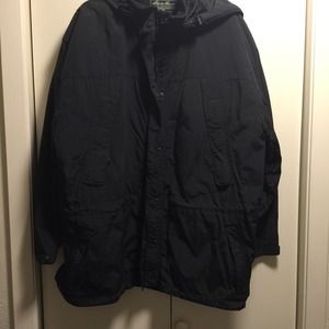 Eddie Bauer black all weather winter coat.