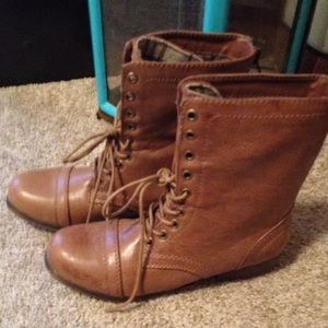 Madden girl military style boots