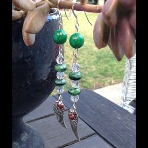 Boho wings earrings